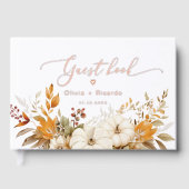 Mariage de calligraphie moderne automne (Recto)