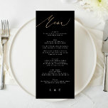 Mariage de calligraphie moderne en or noir blanc<br><div class="desc">partie d'une collection *pas de papier à papier</div>