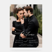 Mariage de calligraphie photo moderne élégant Bien (Recto)