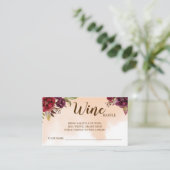 Mariage de carafe à vin | Carte Fête des mariées B (Debout devant)