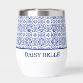 Mariage de carreaux de mosaïque bleue de citron mé (Arrière)