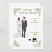 mariage de carte (Devant / Derrière)