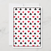 Mariage de carte de poker King & Queen of Hearts C (Dos)