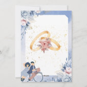 Mariage de carte de vacances à plat (Dos)