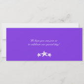 Mariage de carte d'embarquement d'étoiles de mer (Dos)