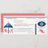 Mariage de carte d'embarquement du Mexique (Devant / Derrière)