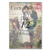 mariage de carte postale vintage (Dos)