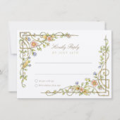 Mariage de carte RSVP Garden (Devant)