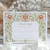 Mariage de carte RSVP Garden