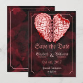 Mariage de cerveaux Zombie Enregistrer la carte de (Devant / Derrière)