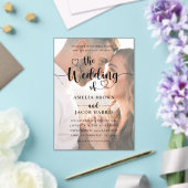 Mariage De Chaleurs & Photo Acrylique Invitation (Insitu (Mariage))