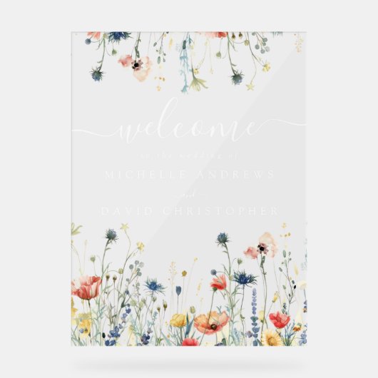 Mariage de champ Fleur sauvage dynamique (Recto)