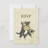 Mariage de chats Posh RSVP 2 (Devant)
