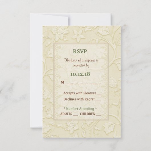 Mariage de chats Posh RSVP 2 (Dos)