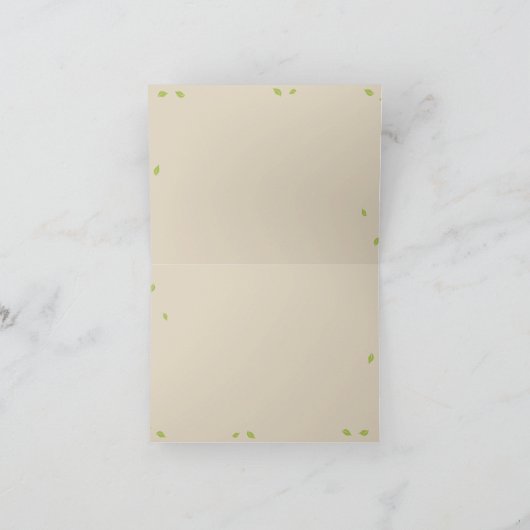 Mariage de chênes Merci Cartes de notes (Intérieur)