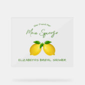 Mariage de citron Main Squeeze (Recto)