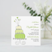 Mariage de citron vert doux Invitation Fête des ma (Debout devant)
