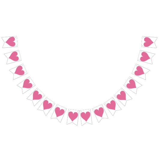 Mariage de coeur rose drapeaux à souder Réception (Tout)