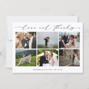 Mariage De Collage De Photos Love And Merci