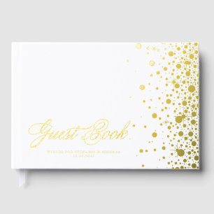 Mariage de confetti à huile d'or