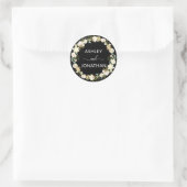 Mariage de couronnes florales - Phoques Étiquette  (Sac)
