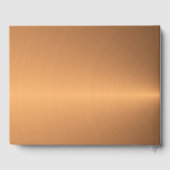 Mariage de cuivre, Anniversaire Événement Livre d' (Verso)