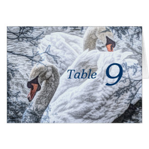 mariage de cygne blanc du lac d'hiver romantique