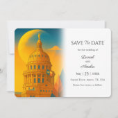 Mariage de destination à Austin Texas, carte de sa (Devant)
