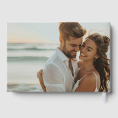 Mariage de destination Aquarelle minimale Palm Tre (Verso)