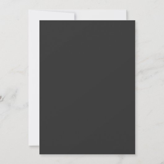 Mariage de Detroit | Invitation Skyline stylisée (Dos)