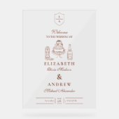 Mariage de doodle occidental funky tiré à la main  (Recto)