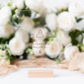 Mariage de doodle occidental funky tiré à la main 