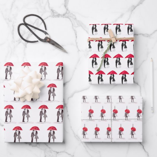 Mariage de douche nuptiale papier d'emballage Anni (Recto)