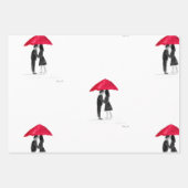 mariage de douche nuptiale papier d'emballage anni (Devant 2)