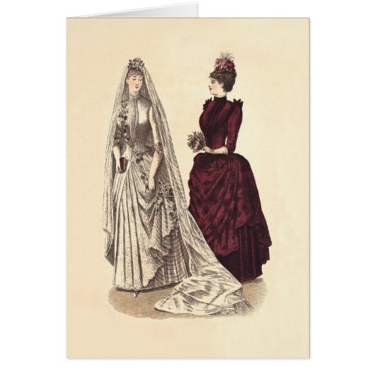 Mariage de femmes de mariée vintage (Devant)