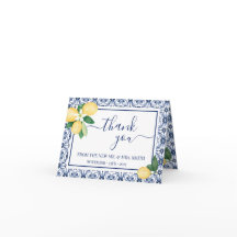 Mariage de Fête des mariées cartes de remerciement