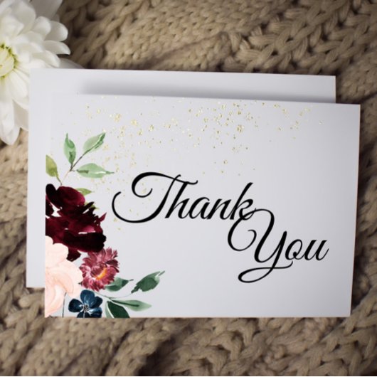 Mariage de fête d'été Merci plat