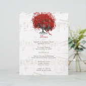 Mariage de feuille de coeur rouge (Debout devant)