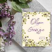 Mariage de Feuilles de Berry violet rustique Enreg