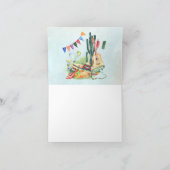 Mariage de Fiesta| Carte de remerciements d'aquare (Intérieur)