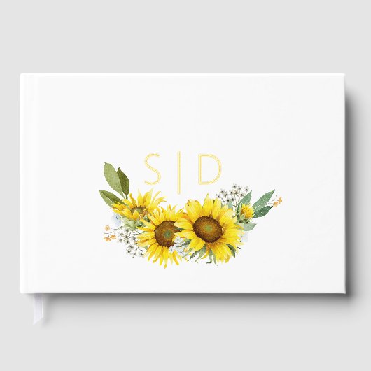 Mariage de fleur sauvage blanc Sunflower (Recto)