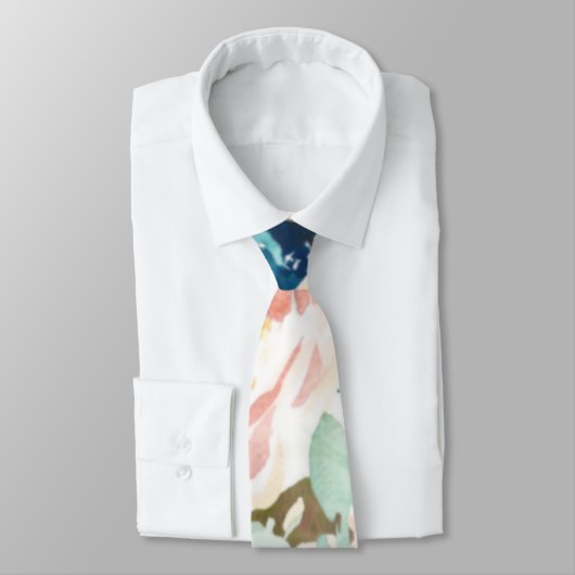 Mariage de fleurs de minuit Cravate (Attaché)