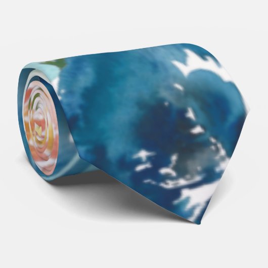 Mariage de fleurs de minuit Cravate (Roulé)