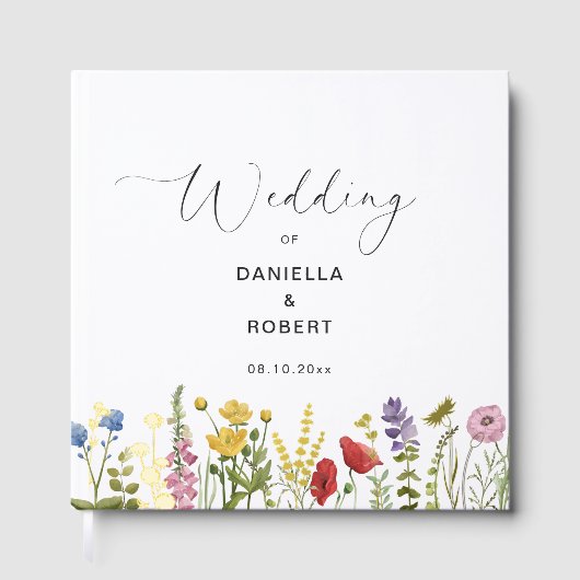 Mariage de fleurs sauvages simple et élégant (Recto)