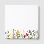 Mariage de fleurs sauvages simple et élégant (Verso)