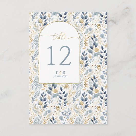 Mariage de fleurs sucrées Numéro de table ID1045 (Devant)