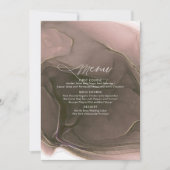 Mariage de flux d'encre - Menu Taupe ID762 (Devant)