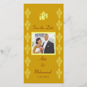 Mariage de Ganesha Sauvez la date Cartes photos