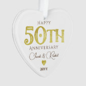 Mariage de garde d'or du 50e anniversaire moderne (devant)