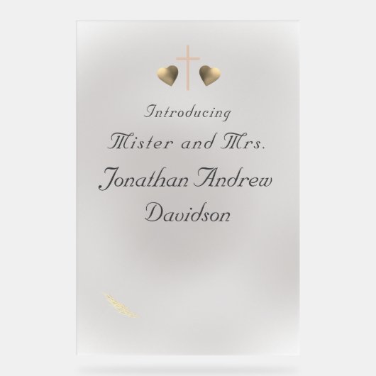 Mariage de grâce catholique (Recto)